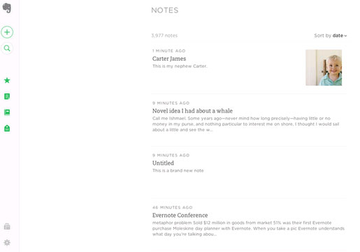 Evernote làm mới giao diện web Evernote làm mới giao diện nền web