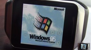 Windows 95 chạy trên đồng hồ Samsung Gear Live