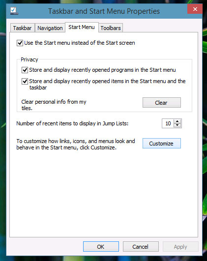 Tùy chỉnh list thư mục trong Start Menu Một số thủ thuật hay cho Windows 10 Technical Preview (Phần 2)