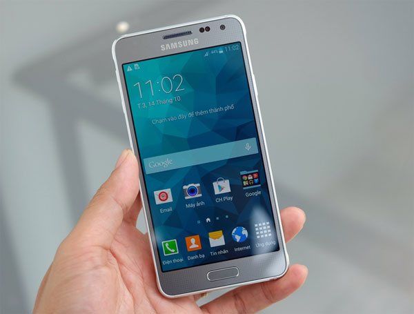 Samsung Galaxy Alpha nổi bật với kiểu dáng máy đẹp Mở hộp Samsung Galaxy Alpha chính hãng giá 14 triệu đồng