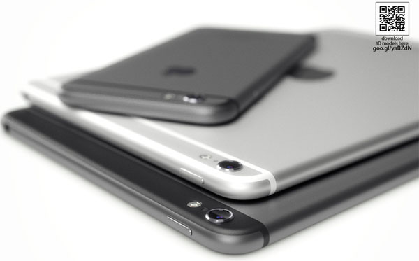 Martin Hajek hình dung bộ đôi iPad thế hệ mới sẽ có thiết kế mềm mại với mặt lưng kim loại ôm lên cả phần viền Ảnh dựng iPad Air 2 với camera lồi giống iPhone 6