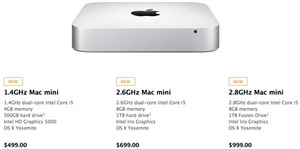 Apple dừng bán Mac Mini phiên bản OS X Server