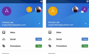 Gmail for Android hỗ trợ cả Yahoo Mail, tài khoản Outlook.com