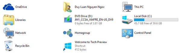 Thiết kế lại hoặc thay mới toàn bộ biểu tượng trong Windows 10 tính năng trên Windows 10 được nhiều người dùng yêu cầu nhất