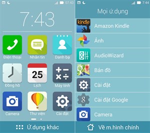 Điểm mới trên bản cập nhật Android 4.4 của Zenfone 5