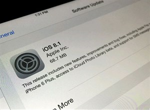 Hệ điều hành iOS 8.1 đã bị bẻ khóa chỉ sau một thời gian ngắn ra mắt