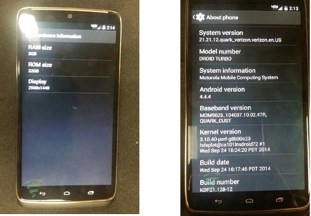 Hình ảnh về Motorola Droid Turbo Motorola Droid Turbo lộ ảnh mới và xác nhận thông số
