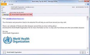 Tin tặc lợi dụng bệnh dịch Ebola để lừa đảo