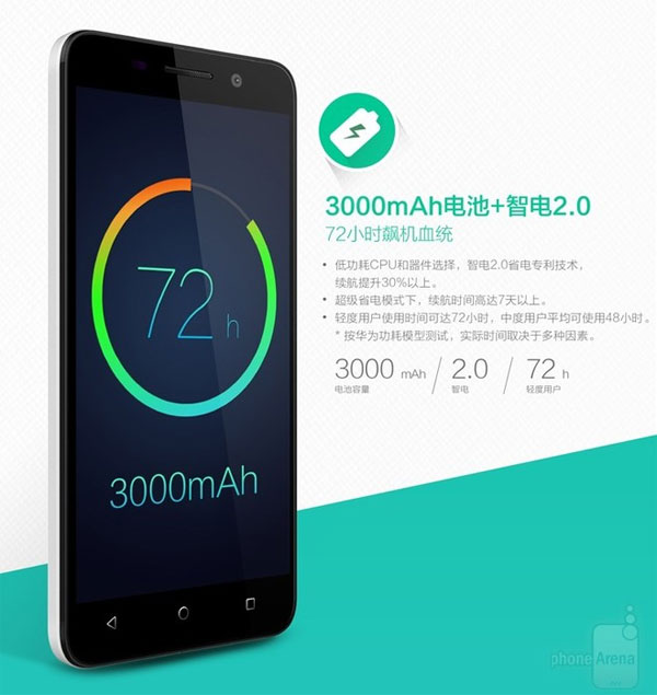 Huawei Honor 4X Huawei ra smartphone 64-bit giá tốt, pin dùng 3 ngày