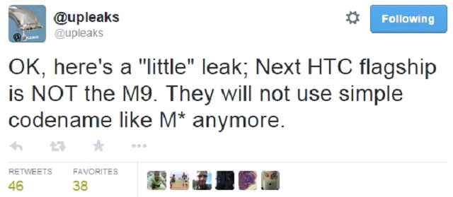 HTC thay đổi cách đặt tên điện thoại HTC thay đổi cách đặt tên điện thoại, sẽ không có M9?