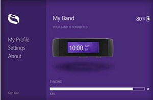 Vòng tay Microsoft Band lộ diện trước giờ ra mắt