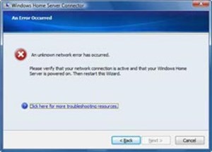 Xử lý các vấn đề trong Windows Home Server