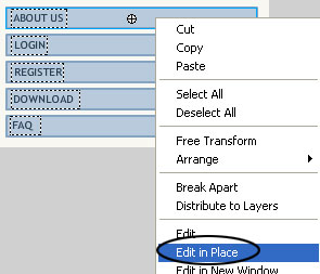 Macromedia Flash - Tự thiết kế menu động