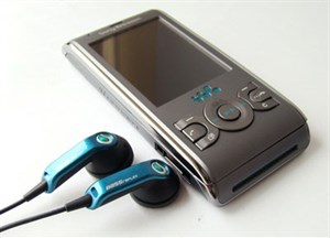 Di động Walkman chơi nhạc hai loa