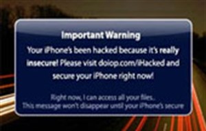 Người dùng iPhone jailbreak bị 'xin đểu' 7 USD