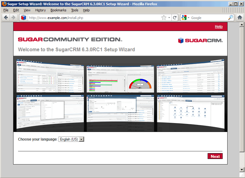 Chạy SugarCRM Community Edition trên Nginx (LEMP) trong Debian Squeeze/Ubuntu 11.04