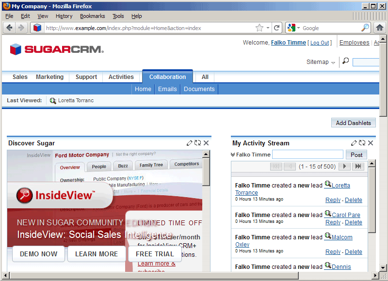 Chạy SugarCRM Community Edition trên Nginx (LEMP) trong Debian Squeeze/Ubuntu 11.04
