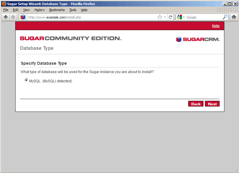 Chạy SugarCRM Community Edition trên Nginx (LEMP) trong Debian Squeeze/Ubuntu 11.04