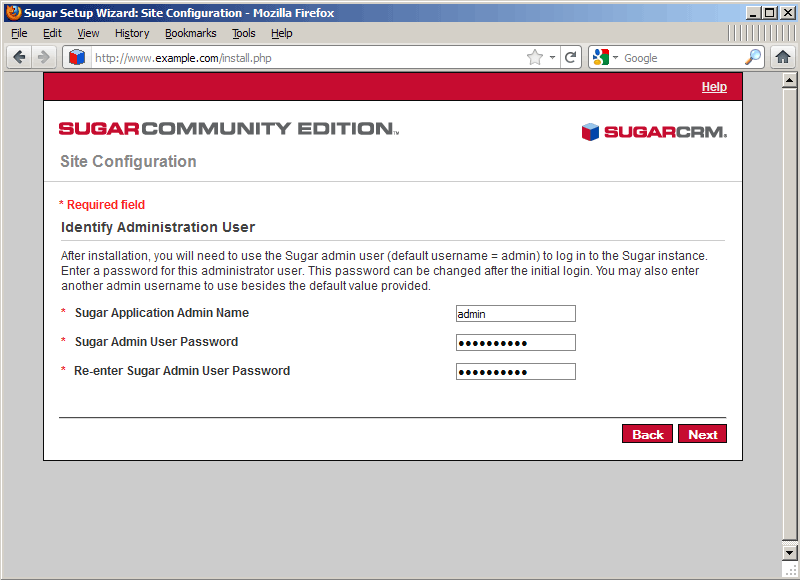 Chạy SugarCRM Community Edition trên Nginx (LEMP) trong Debian Squeeze/Ubuntu 11.04