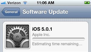 Phát hành iOS 5.0.1 sửa lỗi hao pin ở iPhone 4S