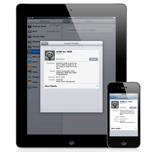 Triển khai iPhone và iPad qua Mobile Device Management - MDM