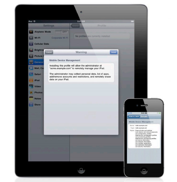 Triển khai iPhone và iPad qua Mobile Device Management - MDM