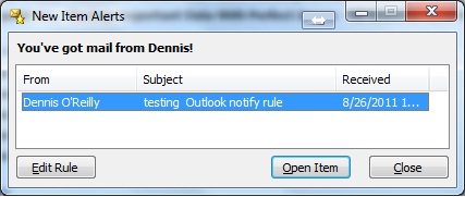 Chặn người gửi, thêm thông báo email mới trong Outlook, Thunderbird