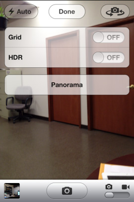 Kích hoạt chế độ camera Panorama trong iOS 5