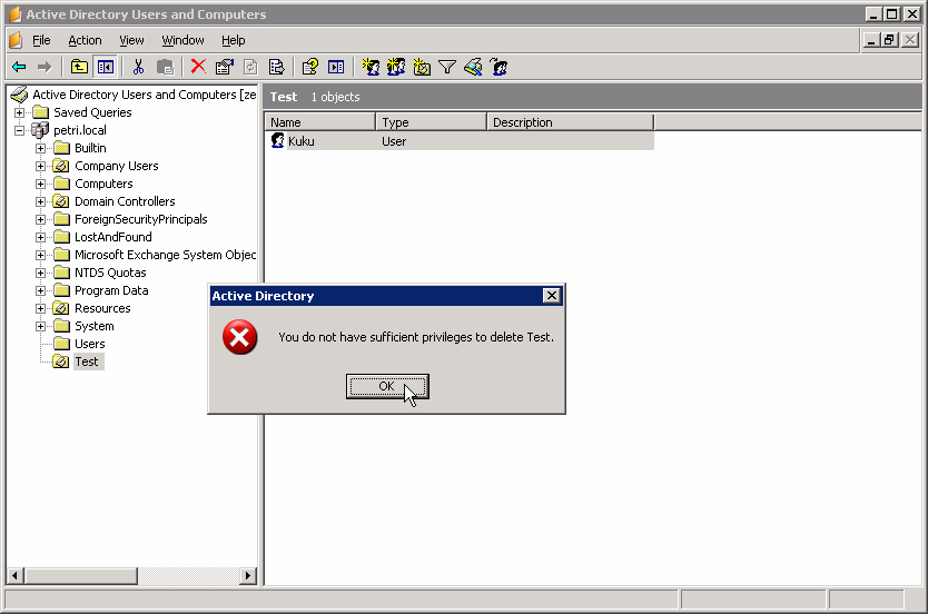 Ngăn Chặn Việc Xóa Nhầm Dữ Liệu Trong Windows Server 2003 Active Directory 6386