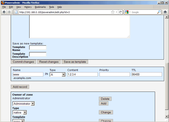 Cài đặt PowerDNS và Poweradmin trên Debian Squeeze