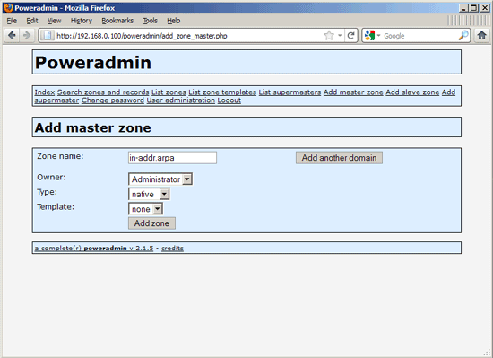 Cài đặt PowerDNS và Poweradmin trên Debian Squeeze
