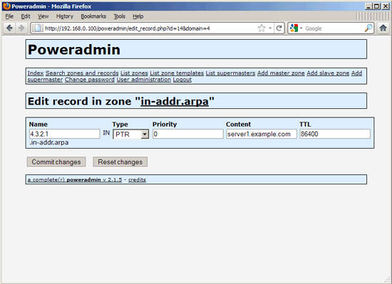 Cài đặt PowerDNS và Poweradmin trên Debian Squeeze