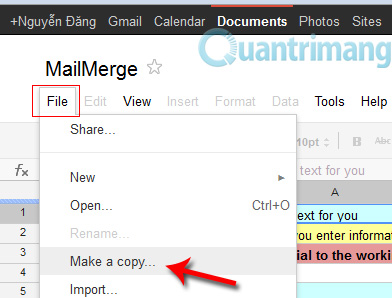 Tùy chỉnh các thư hàng loạt trong Gmail