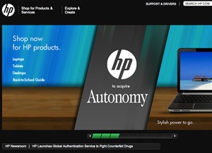 HP bắt đầu hưởng thành quả từ thương vụ Autonomy