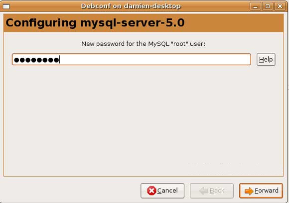 thiết lập MySQL