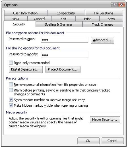 Các bước đơn giản để đặt mật khẩu cho tài liệu văn bản