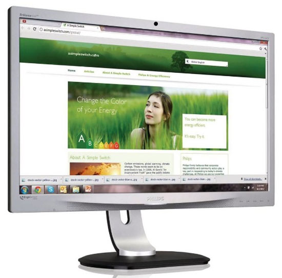 Philips ra mắt màn hình W-LED panel IPS mới