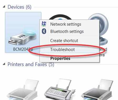 Làm gì khi máy không nhận thiết bị Bluetooth?