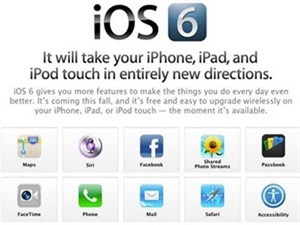 Lỗi ở phần audio vẫn đang còn tồn tại trên iOS 6