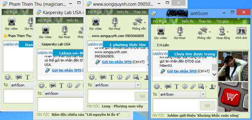 Tùy chỉnh hiển thị hộp thoại trò chuyện Yahoo 11