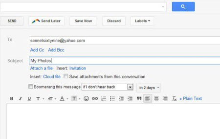 Cách gửi email đính kèm file với mọi dung lượng