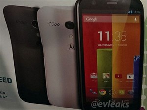 Hé lộ cấu hình và hình ảnh mẫu smartphone Moto G