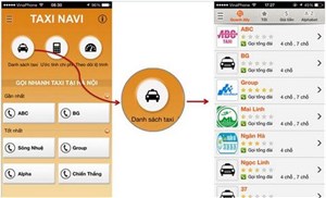 Ứng dụng "vẫy" taxi trên smartphone