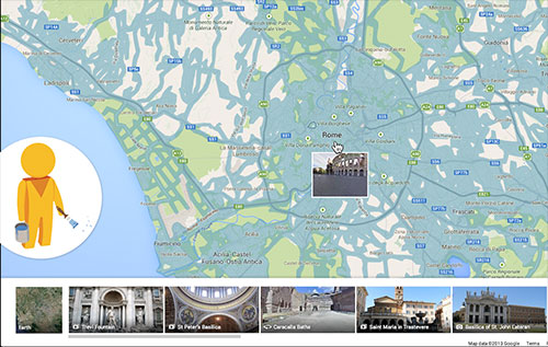 Google Maps cho trình duyệt desktop được bổ sung "hướng dẫn viên ảo" Pegman