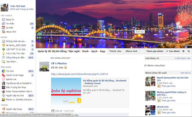 Đà Nẵng: Quản lý đô thị qua… Facebook