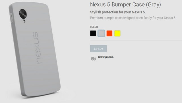 Google bán ra loạt phụ kiện độc cho Nexus 5