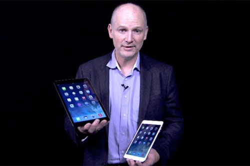 iPad Air (trái) và iPad mini 2 Tin đồn Apple phát triển iPad khổng lồ