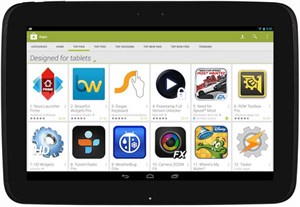 "Chợ" Google Play có danh mục ứng dụng tối ưu cho tablet