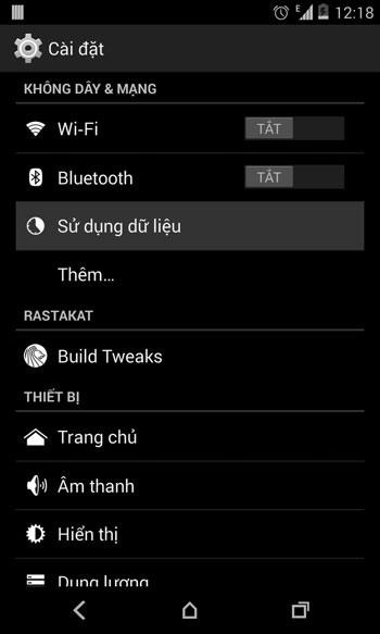 Quản lý lưu lượng 3G trên Android