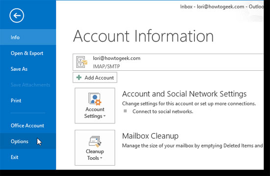 Sao lưu và khôi phục lại chữ ký trong Outlook 2013